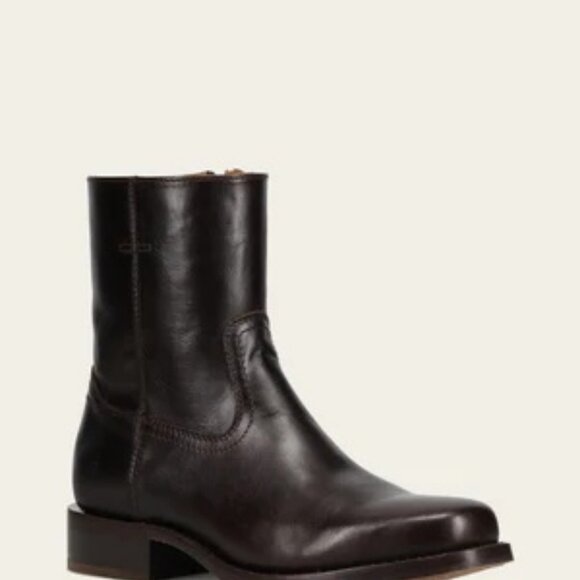 NWOT Frye Men's Campus Leather Inside Zip Boots - Picture 2 of 6